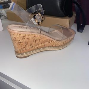 Clear Cork Wedges